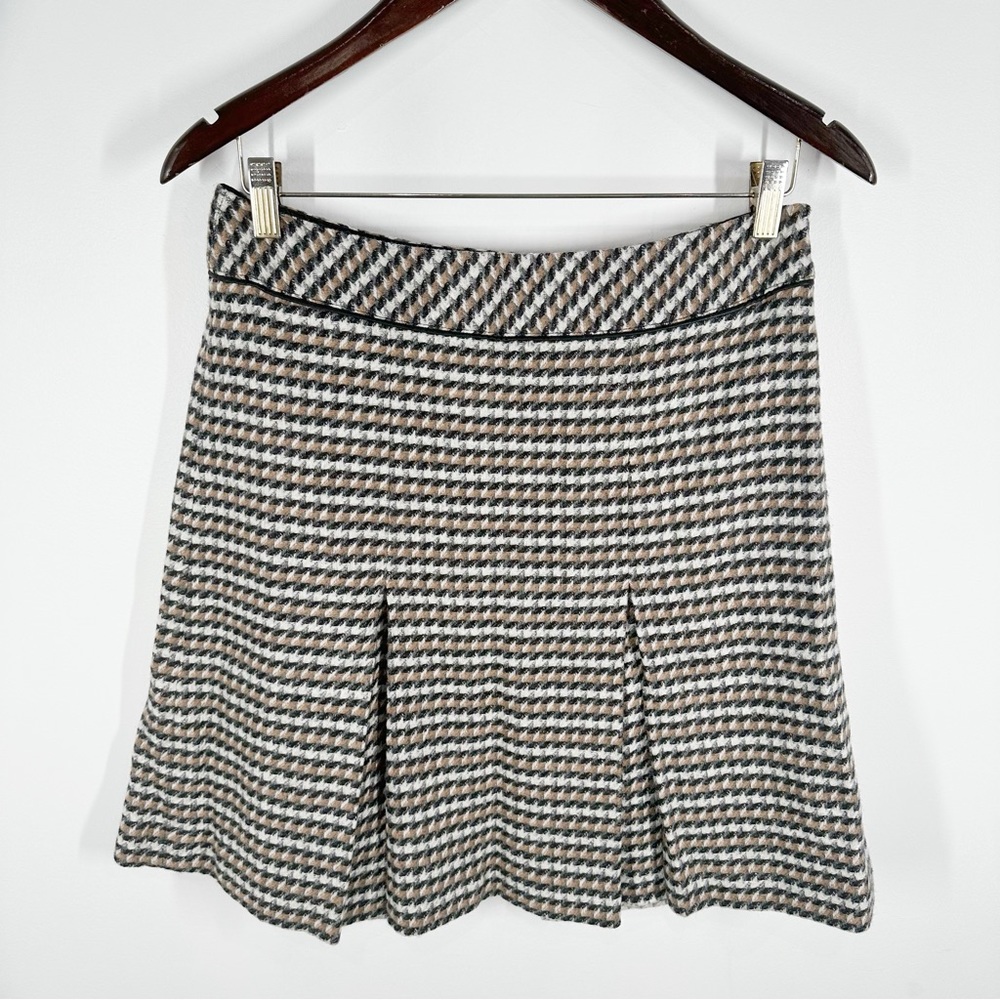 Talbots Black and Tan Patterned Skirt